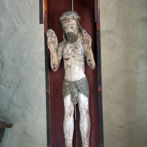 oikealla näyttää Jeesus haavansa Tuomaalle