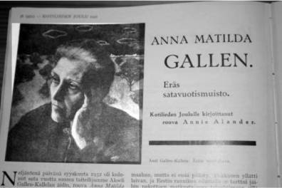 Matilda Kotiliedess� 1932